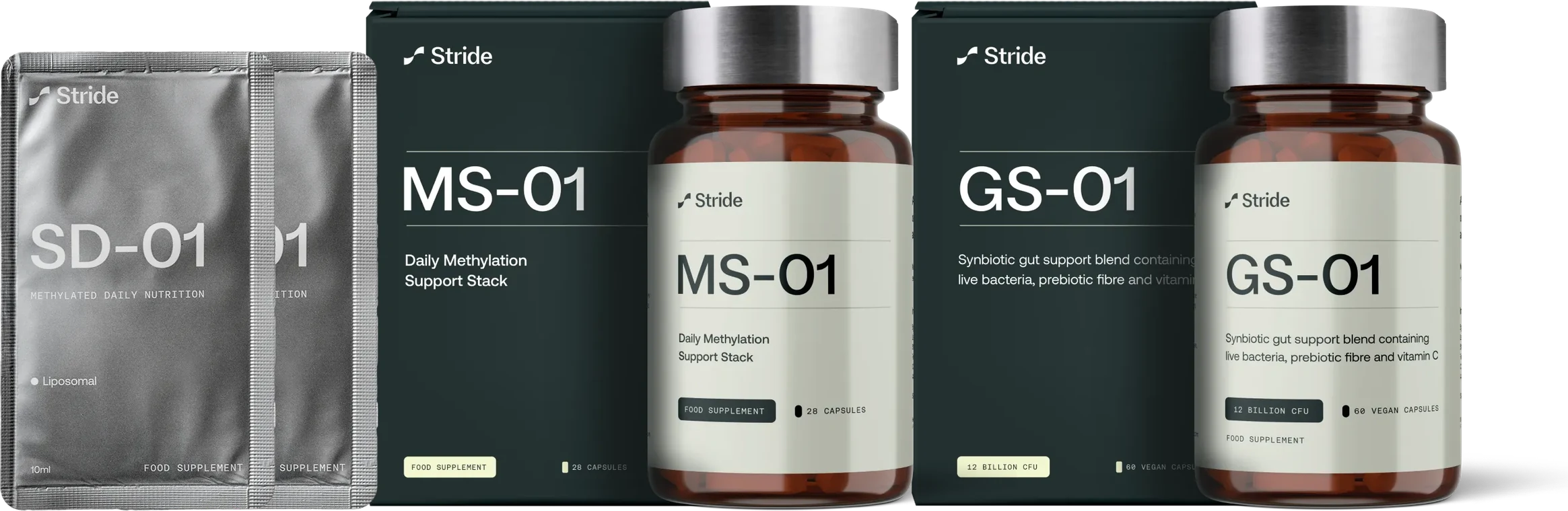 Stride SD-01, MS-01 and GS-01 supplements