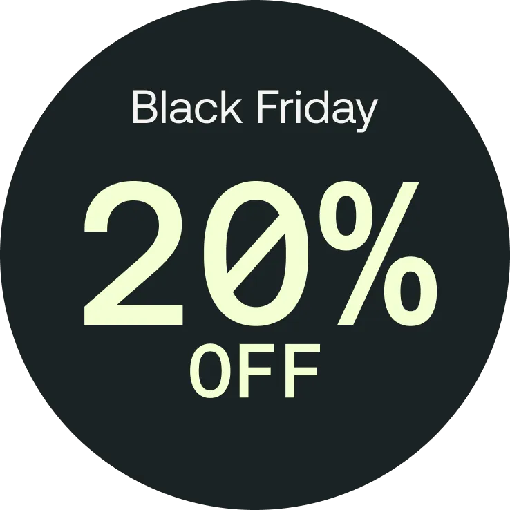 20% Off Black Friday