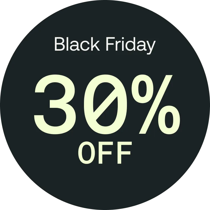 30% Off Black Friday