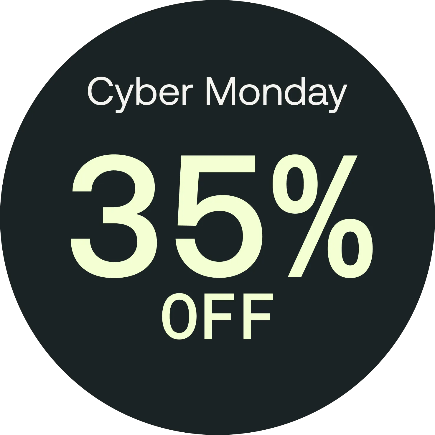 35% Off Black Friday