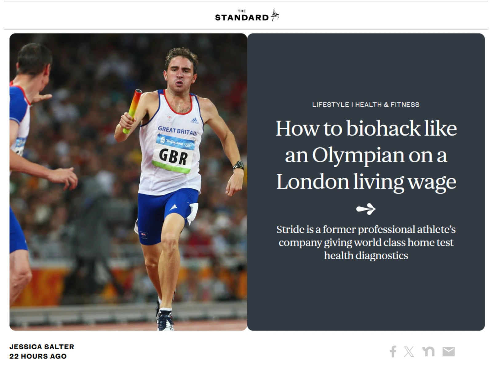 The Standard: How to biohack like an Olympian on a London living wage
